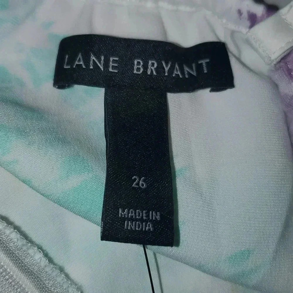 Lane Bryant Colorful Tie Dye Slip Dress Size 26 NWT - Picture 10 of 13